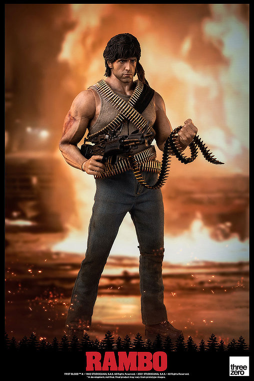 Rambo 1: John Rambo, 1/6 Figur von ThreeZero
