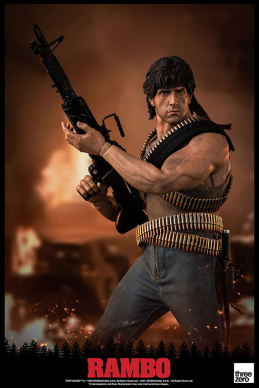 Rambo 1: John Rambo, 1/6 Figur von ThreeZero