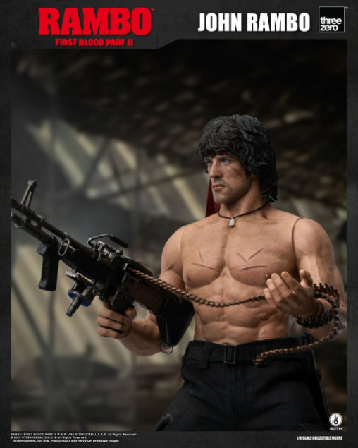 Rambo 2: John Rambo, 1/6 Figur von ThreeZero