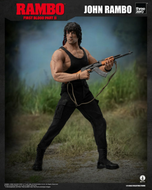 Rambo 2: John Rambo, 1/6 Figur von ThreeZero