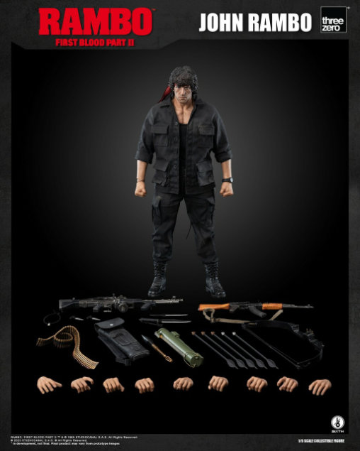 Rambo 2: John Rambo, 1/6 Figur von ThreeZero