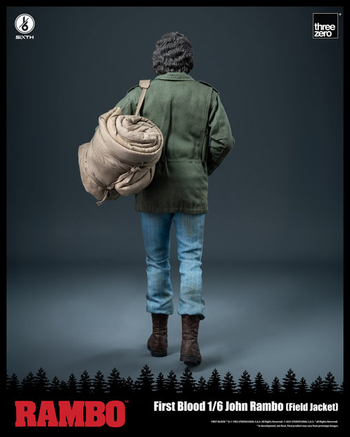 Rambo 1: John Rambo - Field Jacket, 1/6 Figur von ThreeZero