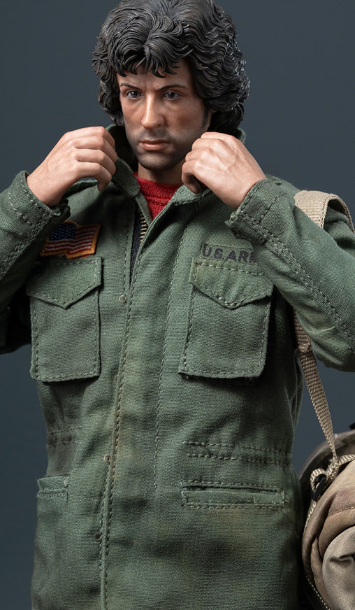 Rambo 1: John Rambo - Field Jacket, 1/6 Figur von ThreeZero
