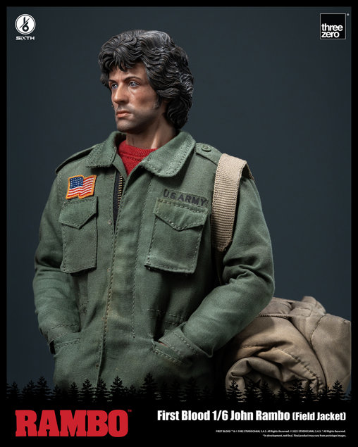 Rambo 1: John Rambo - Field Jacket, 1/6 Figur von ThreeZero