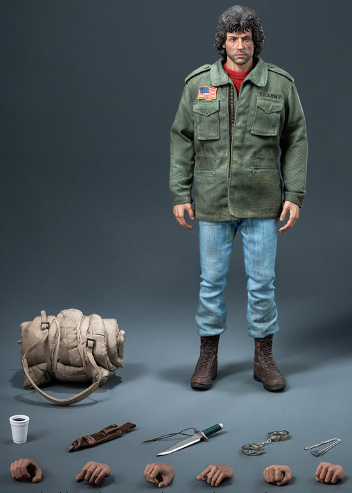 Rambo 1: John Rambo - Field Jacket, 1/6 Figur von ThreeZero