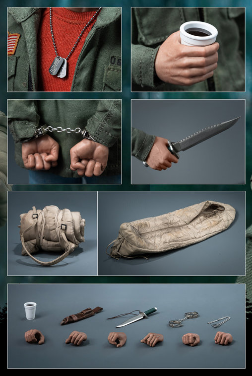 Rambo 1: John Rambo - Field Jacket, 1/6 Figur von ThreeZero