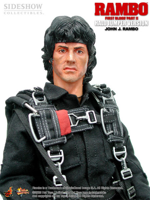 Rambo 2: Rambo - Halo Jumper Version, 1/6 Figur von Hot Toys