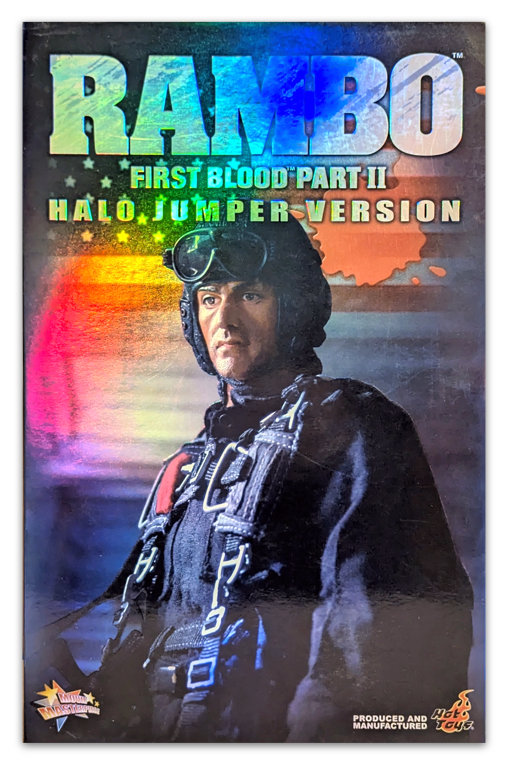 Rambo 2: Rambo - Halo Jumper Version, 1/6 Figur von Hot Toys