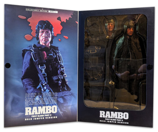 Rambo 2: Rambo - Halo Jumper Version, 1/6 Figur von Hot Toys