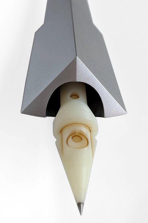 Raumpatrouille Orion: Handstrahlenwaffe HM-4, Fertig-Modell von SPACEart