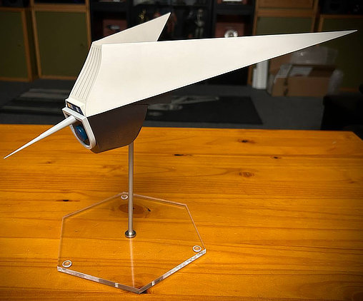 Raumpatrouille Orion: Frog Invasionsraumschiff, Fertig-Modell von SPACEart