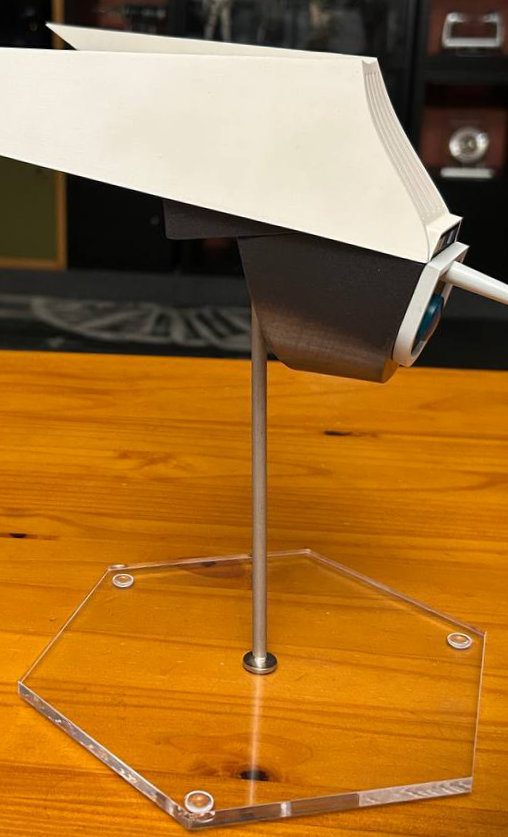 Raumpatrouille Orion: Frog Invasionsraumschiff, Fertig-Modell von SPACEart