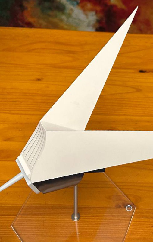 Raumpatrouille Orion: Frog Invasionsraumschiff, Fertig-Modell von SPACEart