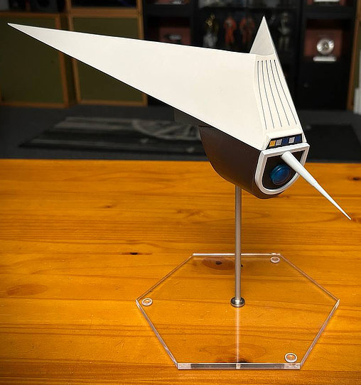 Raumpatrouille Orion: Frog Invasionsraumschiff, Fertig-Modell von SPACEart