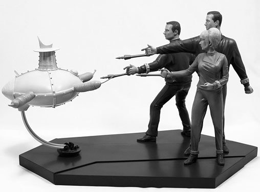 Raumpatrouille Orion: Crew vs. Robot Diorama, Diorama von Strauss