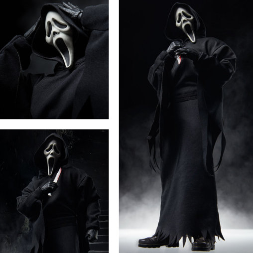 Scream: Ghostface, 1/6 Figur ... https://spaceart.de/produkte/scream-ghostface-1-6-figur-sideshow-scr001.php