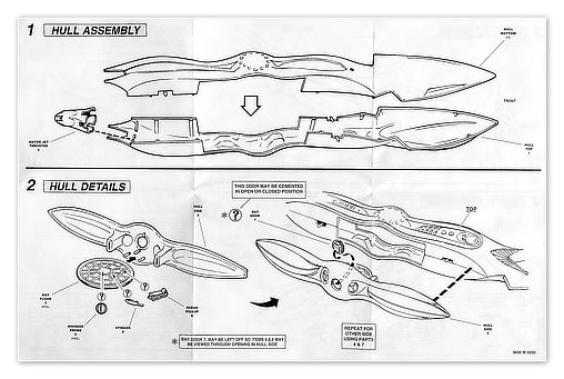 SeaQuest: SeaQuest DSV, Modell-Bausatz von Monogram