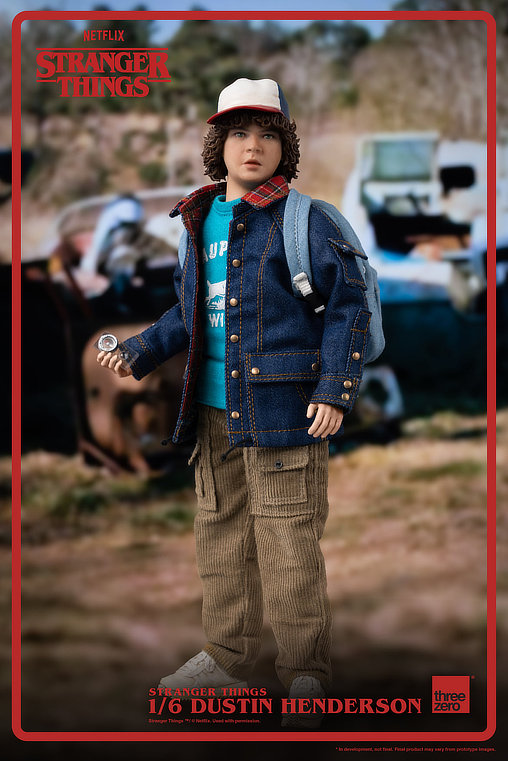 Stranger Things: Dustin Henderson, 1/6 Figur von ThreeZero