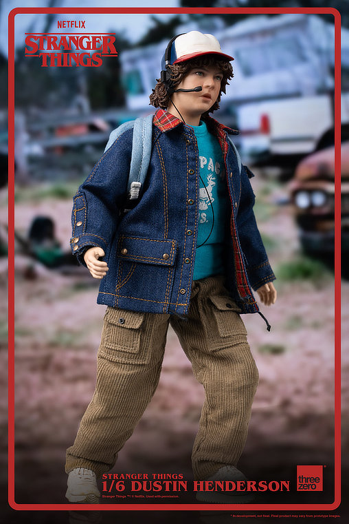 Stranger Things: Dustin Henderson, 1/6 Figur von ThreeZero