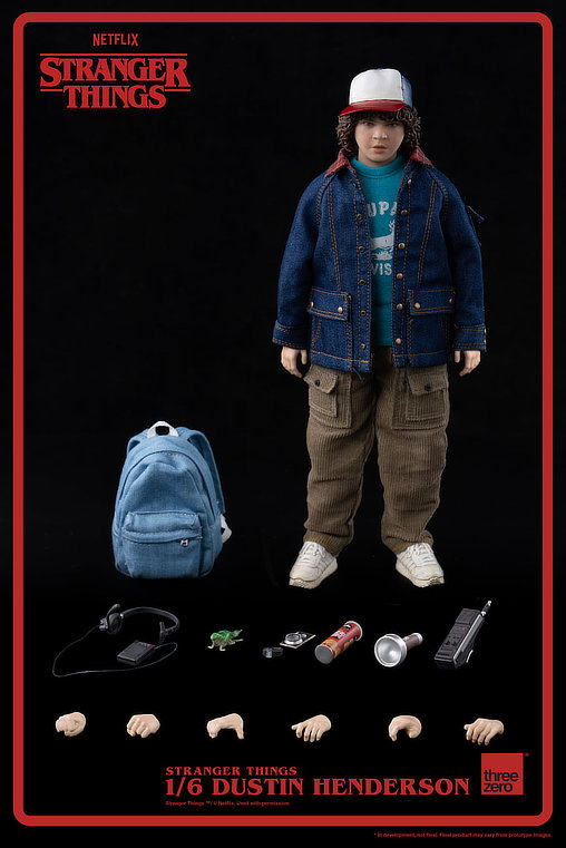 Stranger Things: Dustin Henderson, 1/6 Figur von ThreeZero
