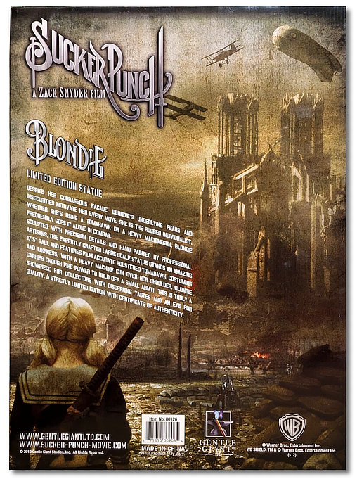 Sucker Punch: Blondie, Statue von Gentle Giant