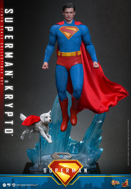 Superman: Superman und Krypto, 1/6 Figur von Hot Toys