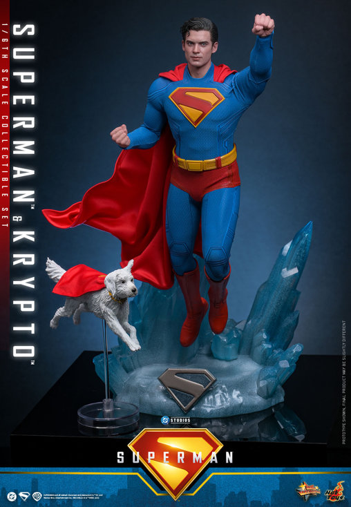 Superman: Superman und Krypto, 1/6 Figur von Hot Toys