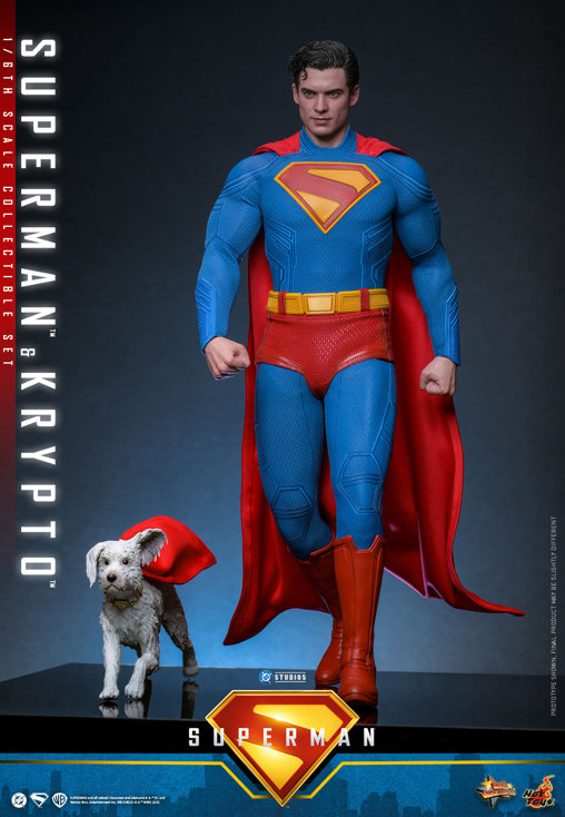 Superman: Superman und Krypto, 1/6 Figur von Hot Toys