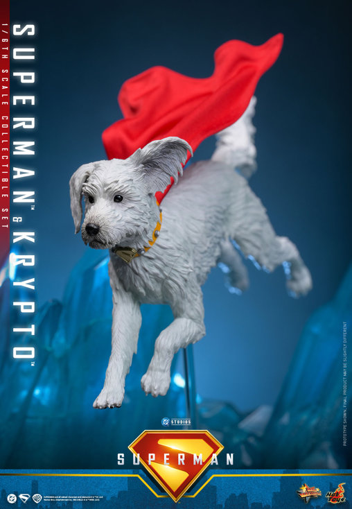 Superman: Superman und Krypto, 1/6 Figur von Hot Toys