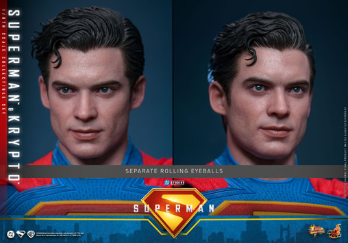 Superman: Superman und Krypto, 1/6 Figur von Hot Toys