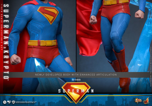 Superman: Superman und Krypto, 1/6 Figur von Hot Toys