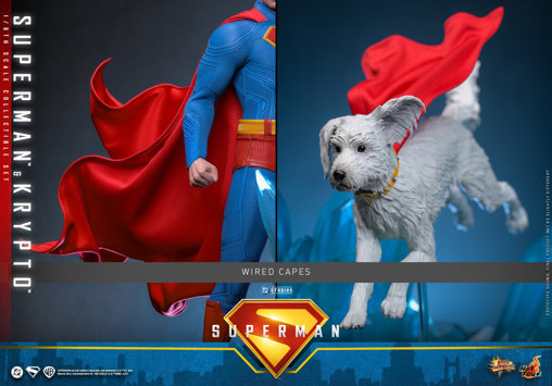 Superman: Superman und Krypto, 1/6 Figur von Hot Toys