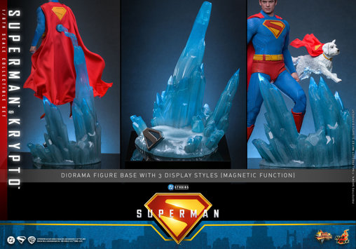 Superman: Superman und Krypto, 1/6 Figur von Hot Toys