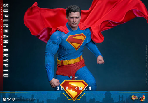 Superman: Superman und Krypto, 1/6 Figur von Hot Toys