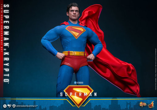 Superman: Superman und Krypto, 1/6 Figur von Hot Toys