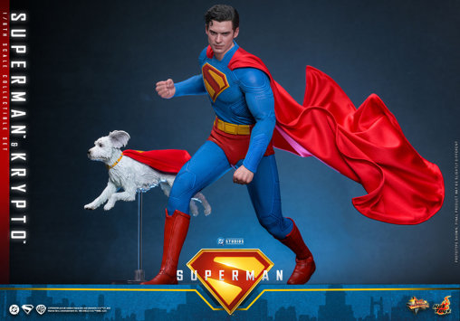 Superman: Superman und Krypto, 1/6 Figur von Hot Toys
