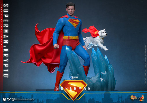 Superman: Superman und Krypto, 1/6 Figur von Hot Toys