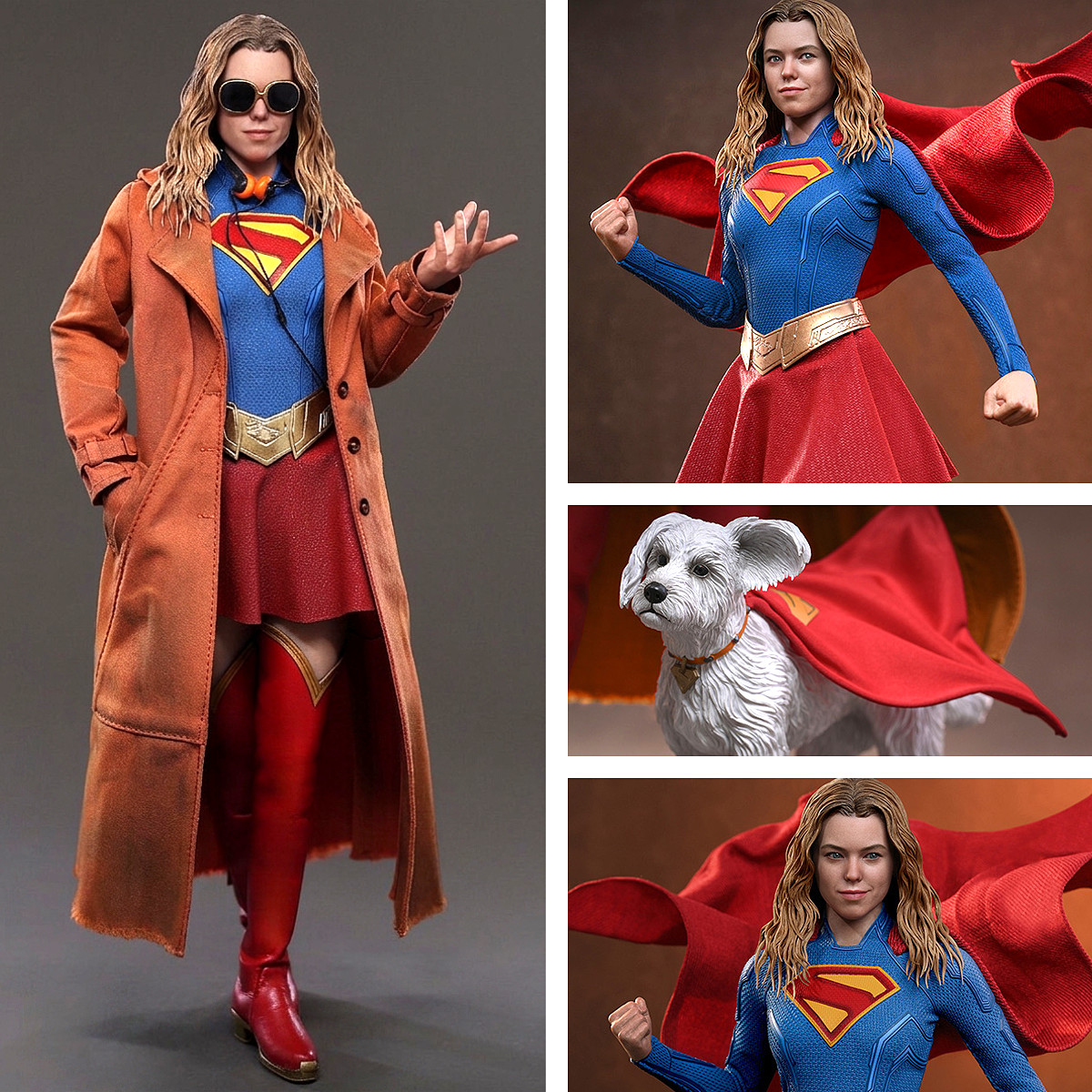 Supergirl: Supergirl und Krypto, 1/6 Figur von Hot Toys