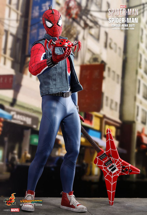 Spider-Man: Spider-Punk Suit, 1/6 Figur von Hot Toys