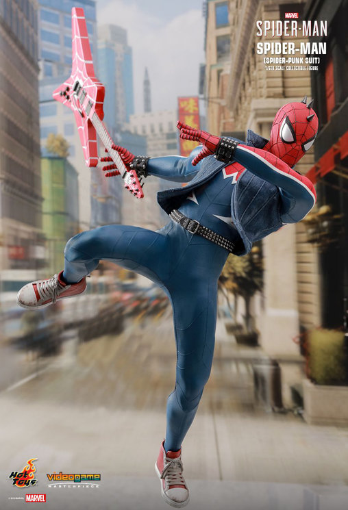 Spider-Man: Spider-Punk Suit, 1/6 Figur von Hot Toys