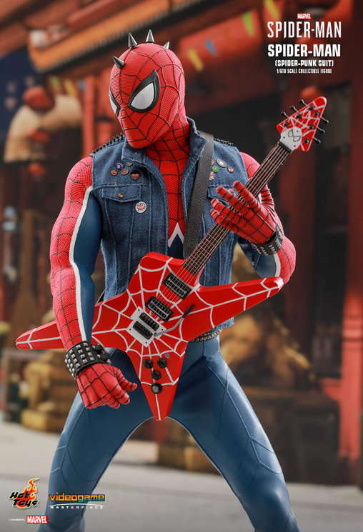 Spider-Man: Spider-Punk Suit, 1/6 Figur von Hot Toys