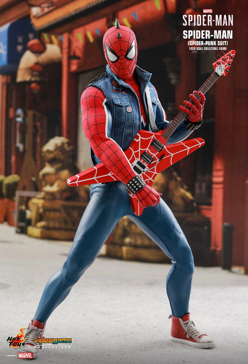Spider-Man: Spider-Punk Suit, 1/6 Figur von Hot Toys