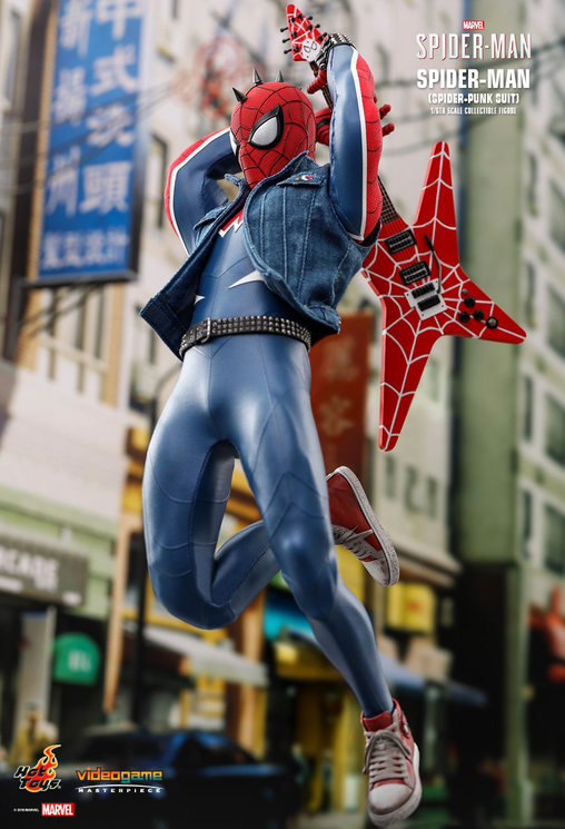 Spider-Man: Spider-Punk Suit, 1/6 Figur von Hot Toys