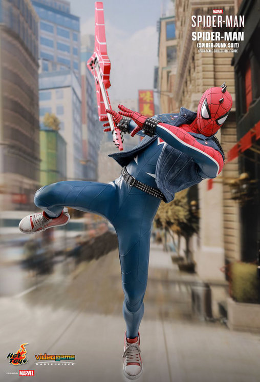 Spider-Man: Spider-Punk Suit, 1/6 Figur von Hot Toys
