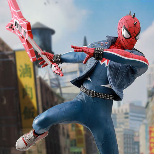 Spider-Man: Spider-Punk Suit, 1/6 Figur von Hot Toys