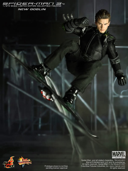 Spider-Man 3: New Goblin, 1/6 Figur von Hot Toys