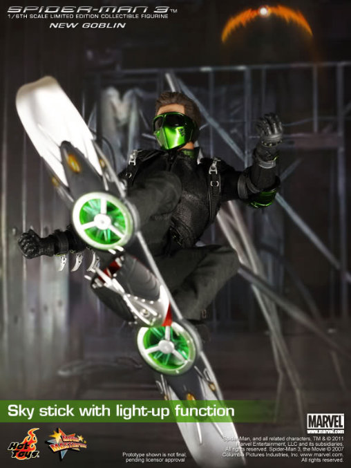 Spider-Man 3: New Goblin, 1/6 Figur von Hot Toys