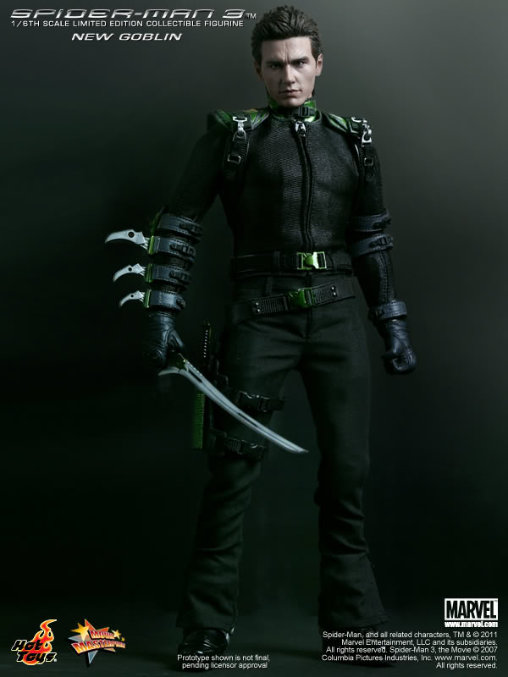 Spider-Man 3: New Goblin, 1/6 Figur von Hot Toys