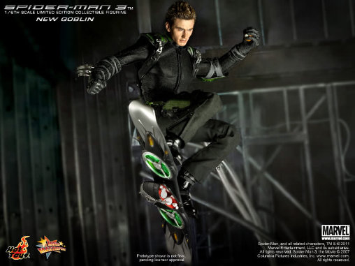 Spider-Man 3: New Goblin, 1/6 Figur von Hot Toys