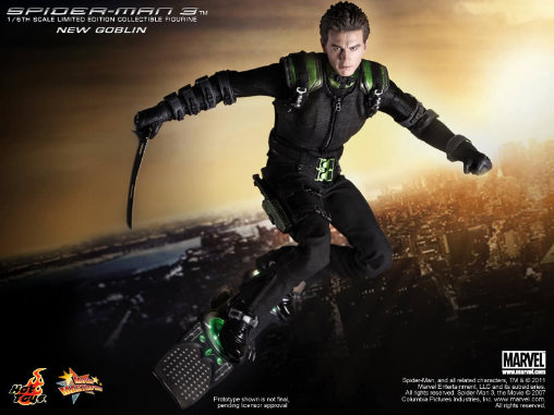 Spider-Man 3: New Goblin, 1/6 Figur von Hot Toys